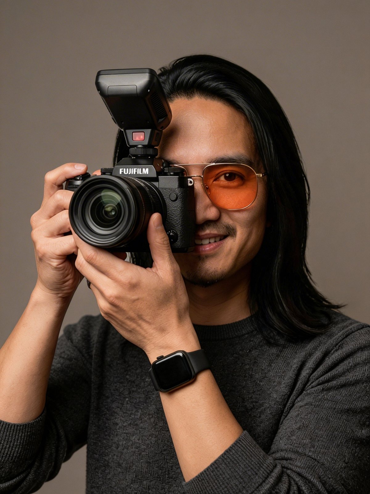 Anfon Ha behind the camera